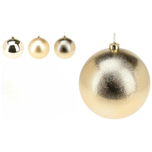 Pallina di Natale oro sfera in polistirolo Ø 18 cm assortito H&S CAR103500