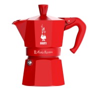 Caffettiera Moka Express rosso Bialetti 3 tazze