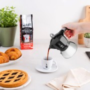 Bialetti caffettiera Moka Induction nero