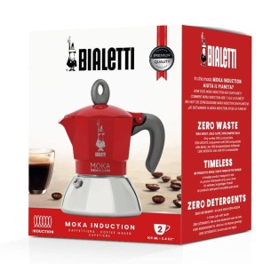 Caffettiera Bialetti Moka Induction rosso 2