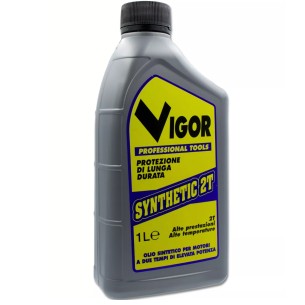 Olio sintetico Vigor per miscela motori 2T motosega, decespugliatore
