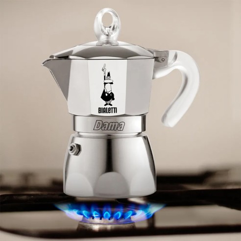 Caffettiera Moka Dama Pure Ice Bialetti 3 tazze