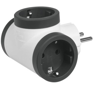 Adattatore schuko con 3 prese 16A Legrand 694520