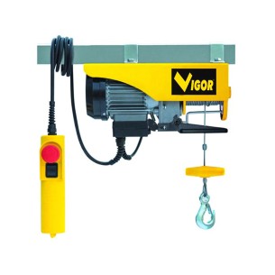 Paranco elettrico verricello argano montacarichi 125-250 kg Vigor 49730-10