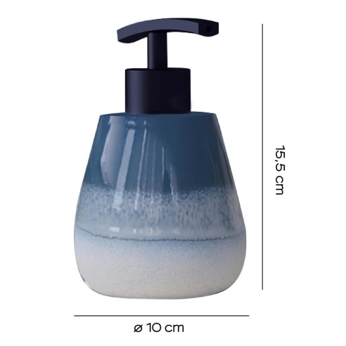 Shejla dosasapone ceramica blu degradè dimensioni
