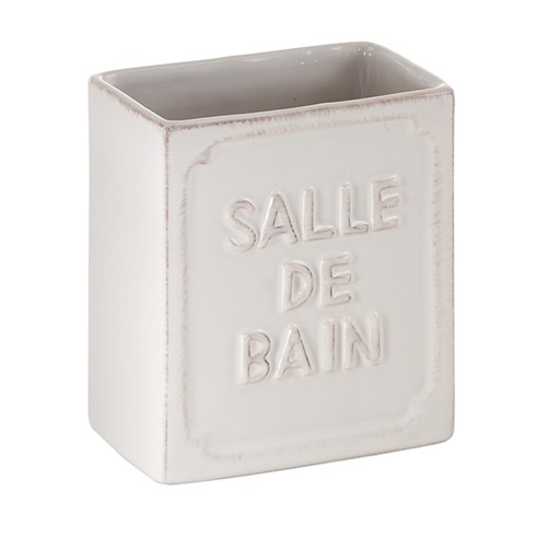 Gedy Vivienne porta spazzolini ceramica bianco