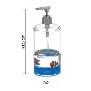 Gedy Pyxis dosasapone bianco/blu 2
