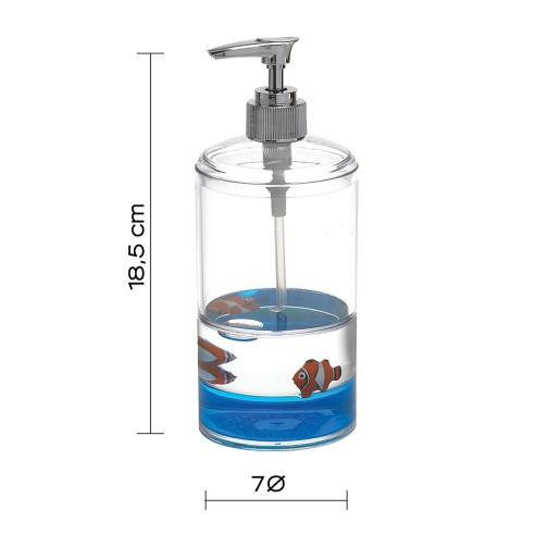 Gedy Pyxis dosasapone bianco/blu