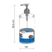 Gedy Pyxis dosasapone bianco/blu