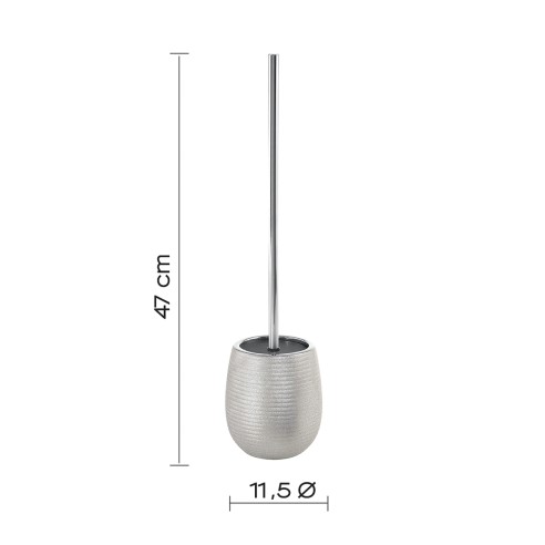 Gedy Astrid scopino bagno argento dimensioni