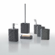 accessori bagno linea Aries antracite di Gedy