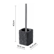 Gedy Aries scopino bagno antracite dimensioni