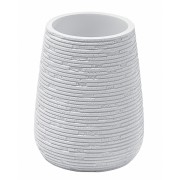 Gedy Gemini bicchiere portaspazzolini resina bianco