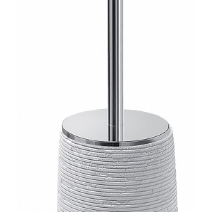 Gedy Gemini scopino bagno resina bianco 2