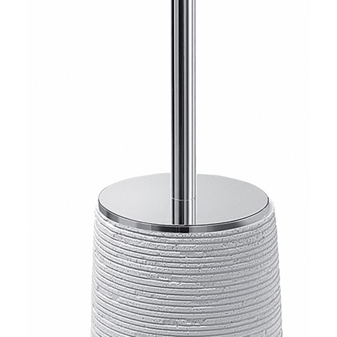 Gedy Gemini scopino bagno resina bianco