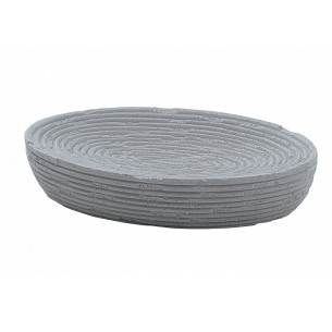 Gedy Gemini portasapone resina grigio
