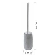 Gedy Gemini scopino bagno resina grigio