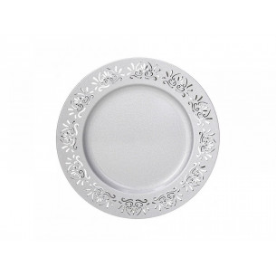 Sottopiatto plastica bordo decorato Kristal oro 2
