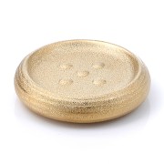 Gedy Astrid portasapone ceramica oro