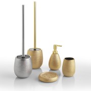 Gedy Astrid portasapone ceramica oro