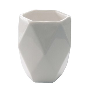 Gedy Dalia bicchiere portaspazzolini ceramica bianco