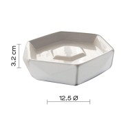Gedy Dalia portasapone ceramica bianco