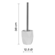 Gedy Dalia scopino bagno ceramica bianco