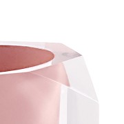 Gedy Chanelle bicchiere portaspazzolini resina rosa