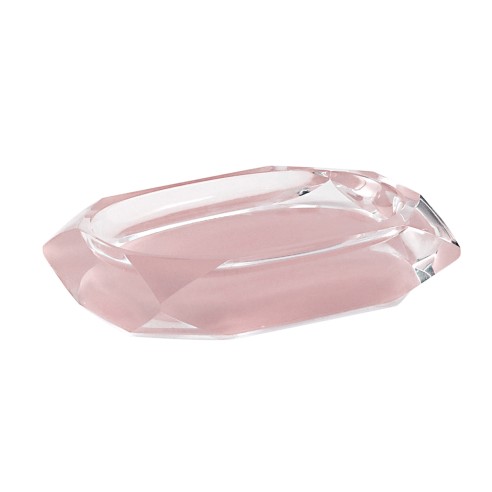 Gedy Chanelle portasapone resina rosa
