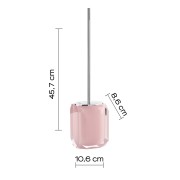 Gedy Chanelle Scopino bagno resina rosa