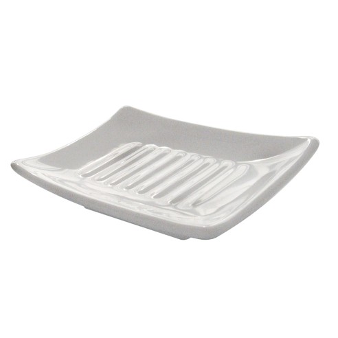 Gedy Verbena portasapone ceramica bianco