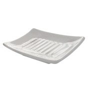 Gedy Verbena portasapone ceramica bianco