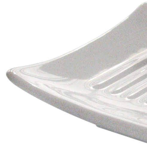 Gedy Verbena portasapone ceramica bianco