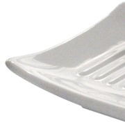 Gedy Verbena portasapone ceramica bianco