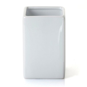 Gedy Verbena bicchiere portaspazzolini ceramica bianco 2