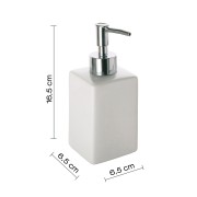 Gedy Verbena dosasapone ceramica bianco