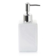 Gedy Verbena dosasapone ceramica bianco