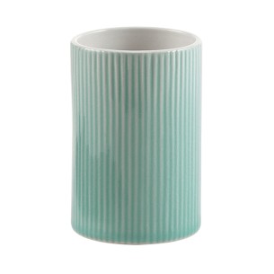 Gedy Sabina bicchiere portaspazzolini ceramica acquamarina