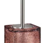 Gedy Giulia scopino bagno resina marrone