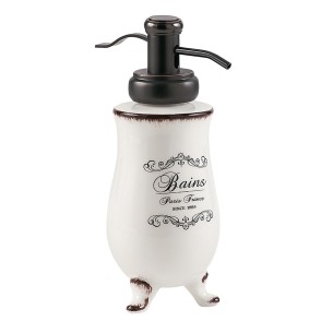 Gedy Amelie dosasapone ceramica bianco