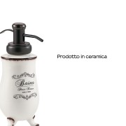 Gedy Amelie dosasapone ceramica bianco