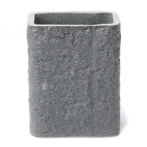 Gedy Aries bicchiere portaspazzolino resina grigio