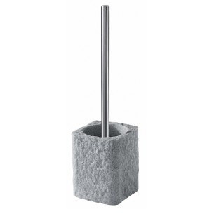 Gedy Aries scopino bagno resina grigio