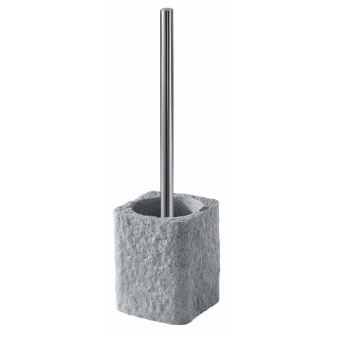 Gedy Aries scopino bagno resina grigio