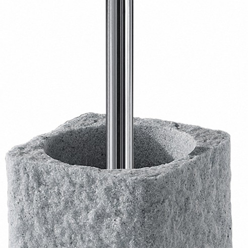 Gedy Aries scopino bagno resina grigio