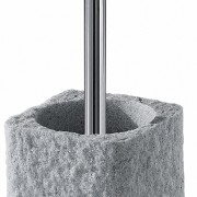 Gedy Aries scopino bagno resina grigio