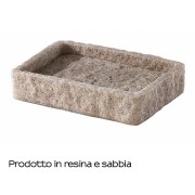 Gedy Aries portasapone resina beige