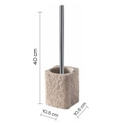 Gedy Aries scopino bagno resina beige