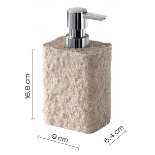 Gedy Aries dosasapone resina beige 2