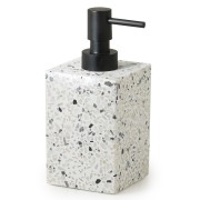 Gedy Zoe dosasapone graniglia bianco e nero